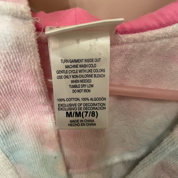 Girls 7/8 unicorn robe - Picture 4 of 4